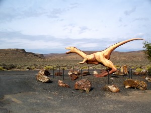 Statue of a dinosaur