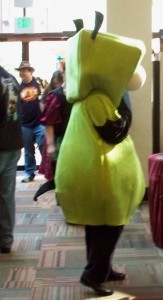 Photo of someone in a Gir costume