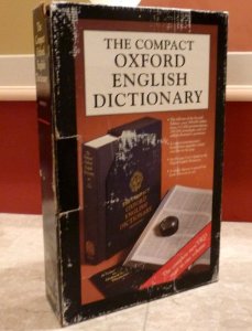 Picture of the Oxford English Dictionary.