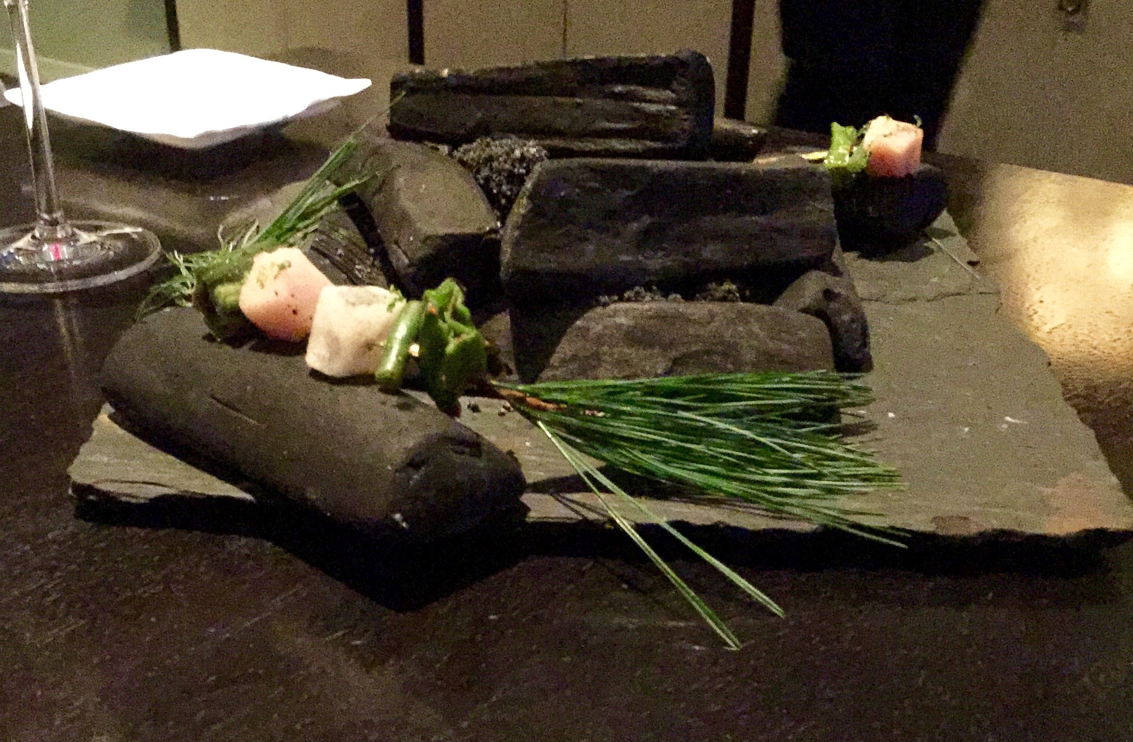 Picture of a course at Alinea