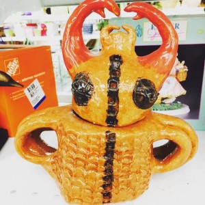 Recently spotted in Value Village. I believe this is the god of pumpkin spice.