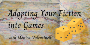 Illustration for Adapting Your Fiction For Games with Monica Valentinelli